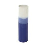 Blue Ceramic Ombre Vase - 5" X 5" X 17"