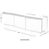 TV Stands and Entertainment Centers with LED Light 69 inch