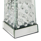 18" Glam Pedestal Glass Candle Holder - Home Decor