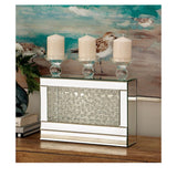 15"H Glam Pedestal Glass Candle Holder - Home Decor