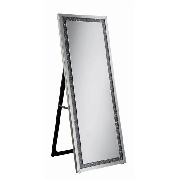 Rectangular Cheval Floor Mirror Silver - 24W x 63.5H