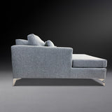 Grey Sectional Sofa with Right or Left Chaise - Furniture