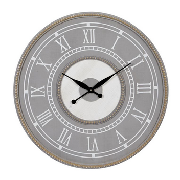 Copy of Grey Resin Farmhouse Wall Clock -  30