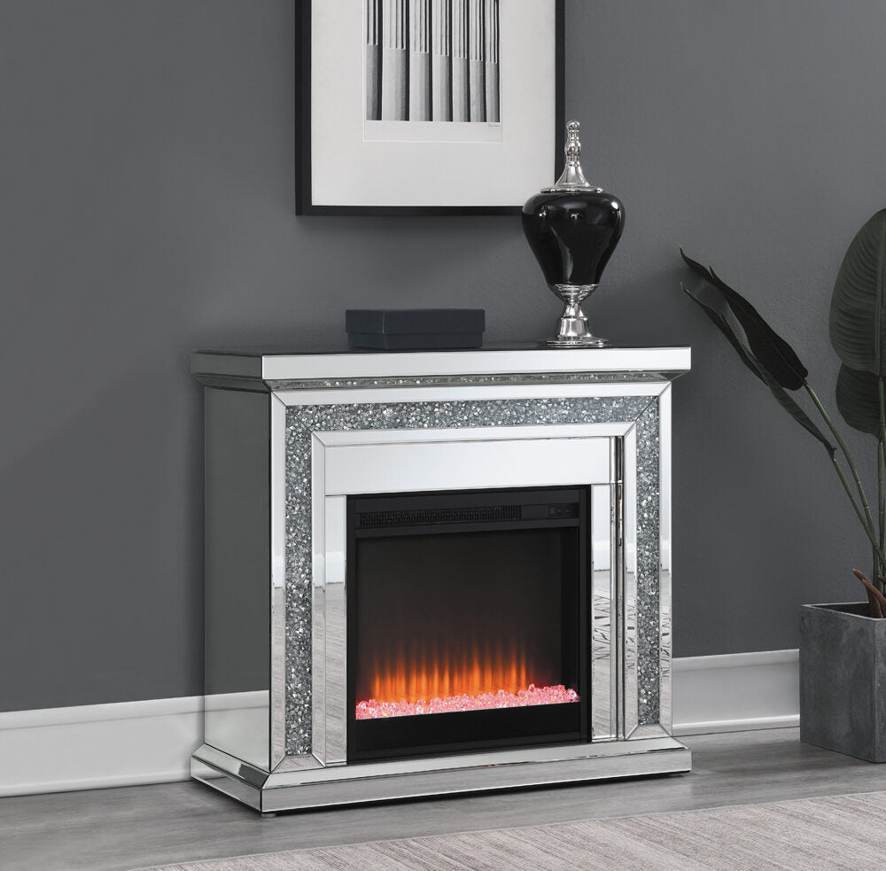 Shop Rectangular Freestanding Fireplace Mirror - Galeria Home Store