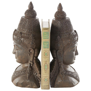 Bronze Resin Buddha Bookends