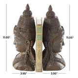 Bronze Resin Buddha Bookends