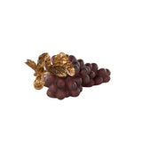 Luxury Burgundy Grape Cluster with Gold Vine – Kitchen Decor