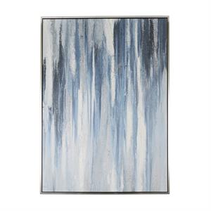 Canvas Art -  Blue Abstract Wall Art Decor