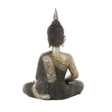 Elegant Gold & Black Meditating Buddha Statue – Luxury Zen Home Decor