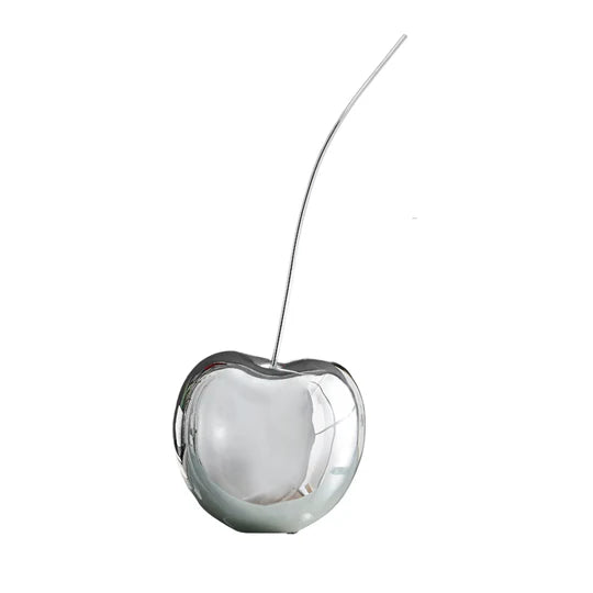 Medium Chrome Cherry Sculpture 22