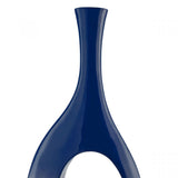 Trombone Vase - Small Blue 34" - Home Decor