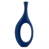 Trombone Vase - Large Blue - Home Decor