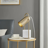 Chrysalism Gold and Marble Table Lamp