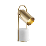 Chrysalism Gold and Marble Table Lamp