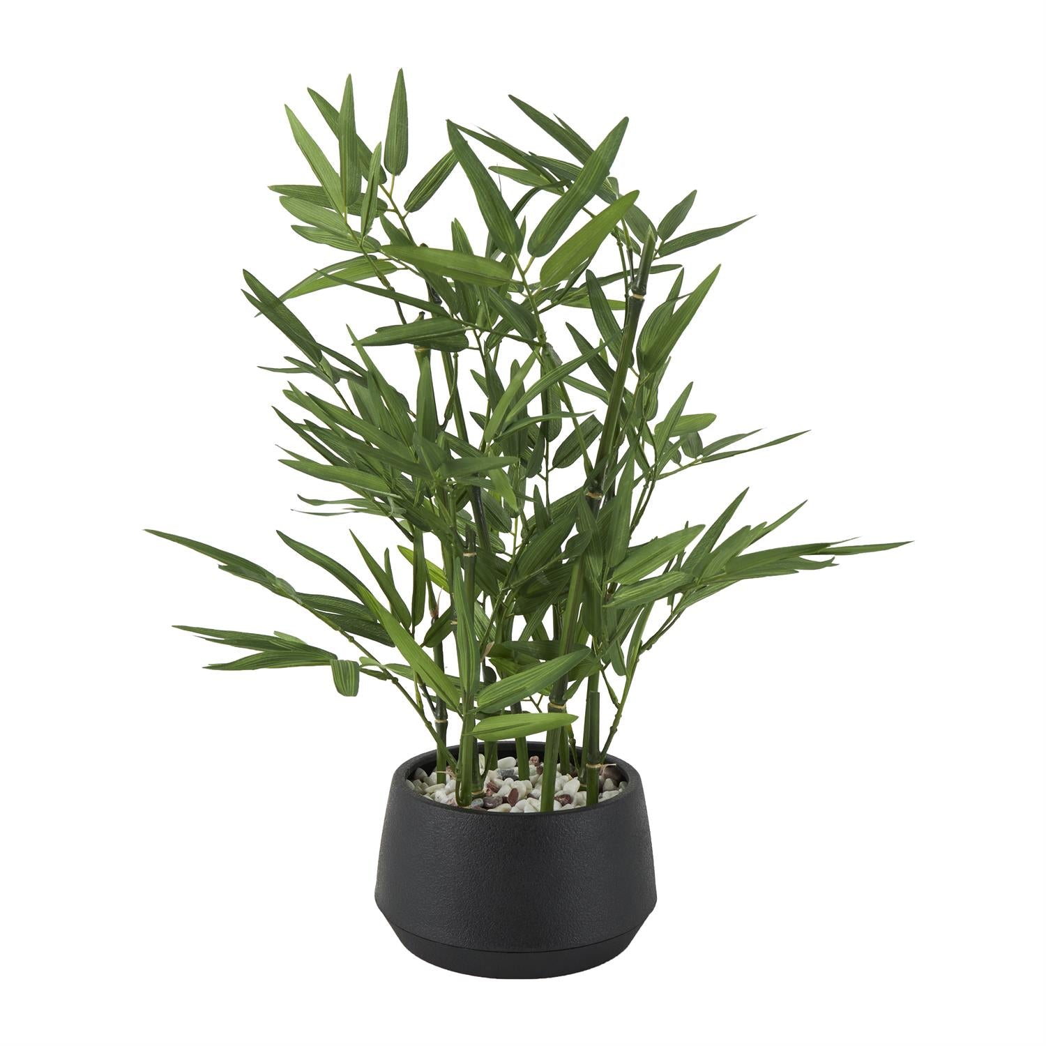 small artificial plants in black pots Shop Green Faux Foliage Artificial Plant with Black Plastic Pot - 14" X 14" X 19"