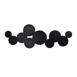 Silver Glass Bubble Cluster Room Wall Mirror