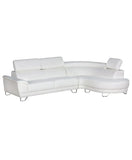 Almira White Right Sectional Sofa – Modern Luxury Design
