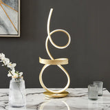 Amsterdam Gold Table Lamp - LED Strip & Touch Dimmer