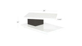 Athena Modern Coffee Table – White & Black High Gloss