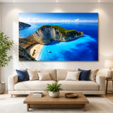 Tempered Glass Art - Ocean Landscape Wall Art Decor