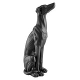 Greyhound Sculpture // Matte Black - Home Decor