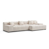 Midtown Cream Right Chaise Sectional Sofa – Modern Luxury Design