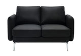 Noruega Modern Black Sofa Set – 2-Piece Sofa & Loveseat