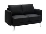 Noruega Modern Black Sofa Set – 2-Piece Sofa & Loveseat