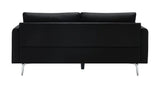 Noruega Modern Black Sofa Set – 2-Piece Sofa & Loveseat