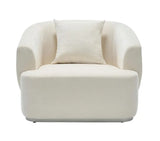 Monaco Modern Accent Chair – Beige Upholstered Lounge Chair