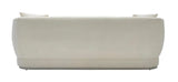 Monaco Beige Bouclé Sofa & Loveseat Set – Modern Curved Design