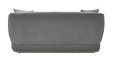 Monaco Grey Bouclé Sofa & Loveseat Set – Modern Curved Living Room Furniture