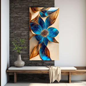 Tempered Glass - Floral Elegance Wall art Decor