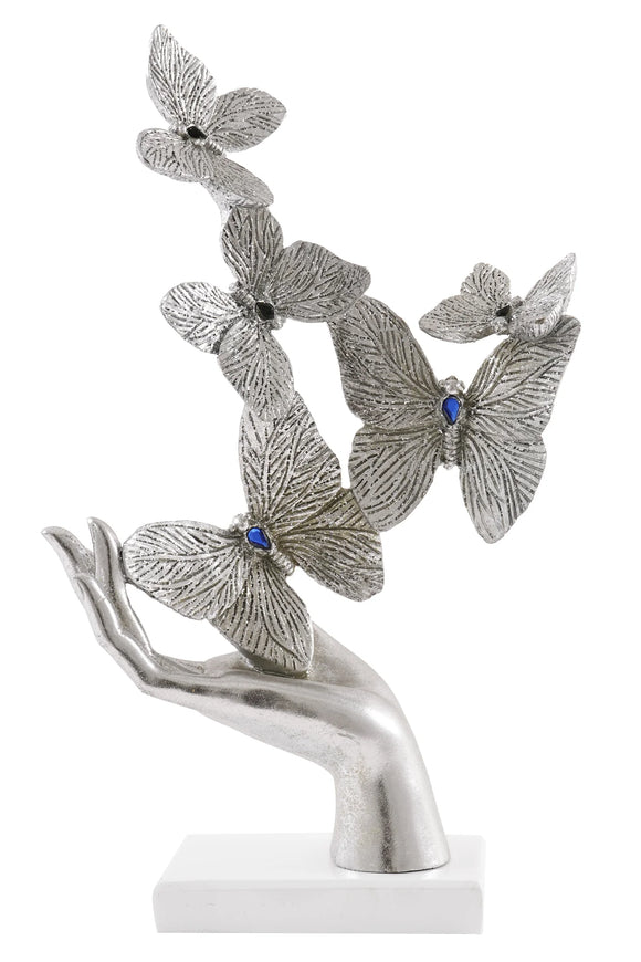 Home Decor - Hand & Butterfly Sculpture