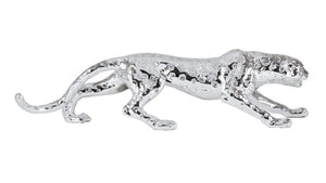 32" Silver Leopard - Home Decor