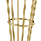 Anechdoche 6 Lights Gold and White Floor Lamp