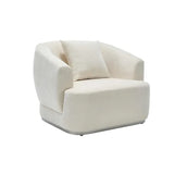 Monaco Modern Accent Chair – Beige Upholstered Lounge Chair