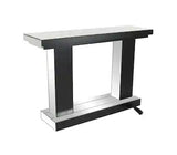48" Wood Glam LED Console Table