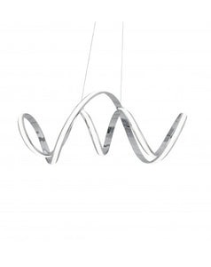 Chrome LED Seville Chandelier- Max Hanging Length 12 Feet
