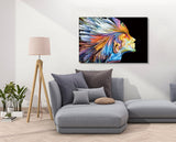 Tempered Glass Art - Women In Color Wall Art Decor