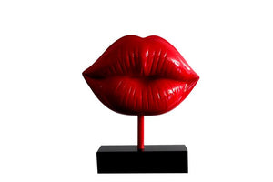 17" Red Lips Sculpture - Home Decor
