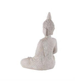 Traditional 28 X 19 Inch Gray Sitting Buddha Sculpture - Home Decor