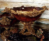 19" Polystone Decorative Bowl - Home Decor