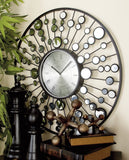 Copy of Black Metal Glam Abstract Wall Clock - 26" x 2" x 26"