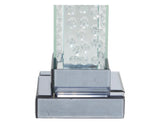 11"H Glam Pedestal Glass Candle Holder - Home Decor