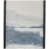 Canvas Art - Dark Blue Landscape Framed Wall Art Decor