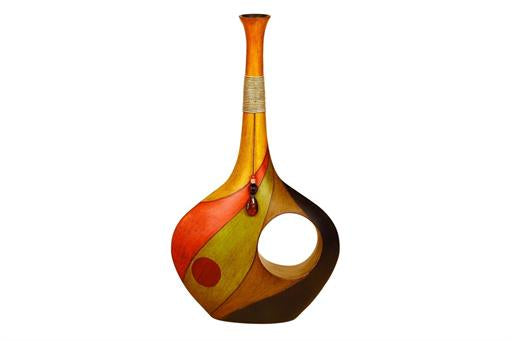Modern Decorative Resin Swirl Vase 25