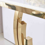 55" Console Table - Stainless Electroplating