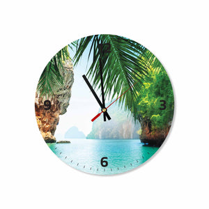 Phi Phi Island Round Acrylic Wall Clock
