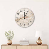 Beige Marble Round/Square Acrylic Wall Clock